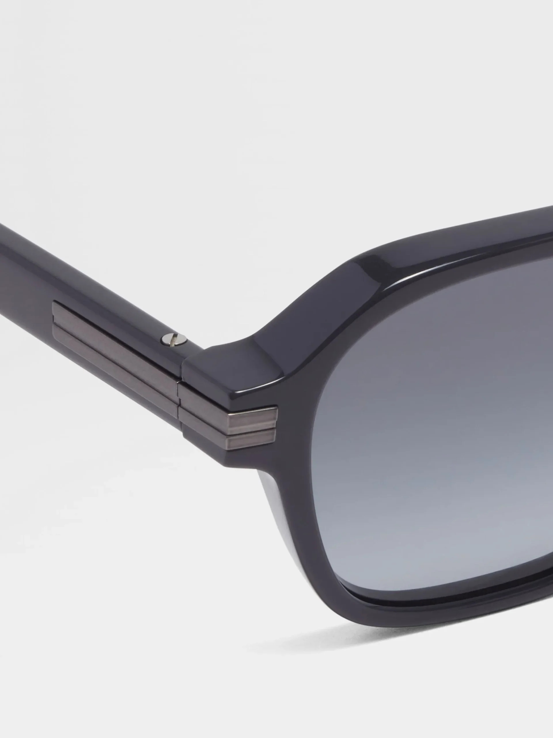 Asphalt Grey Aurora II Acetate Sunglasses