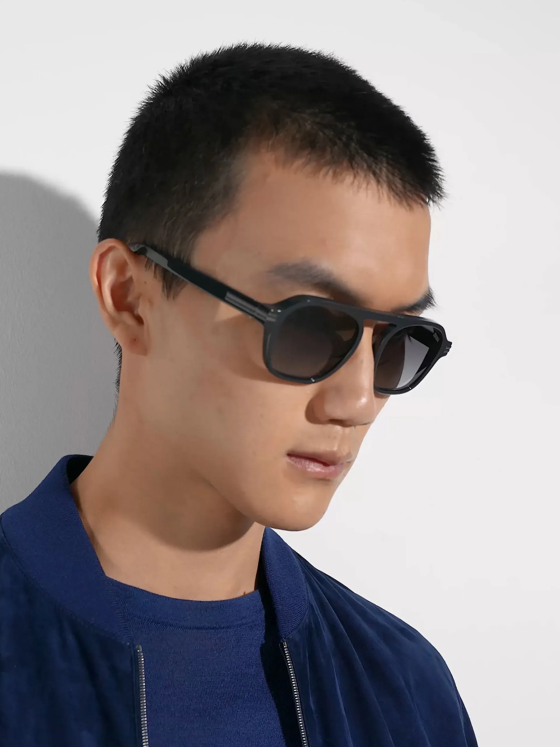 Asphalt Grey Aurora II Acetate Sunglasses