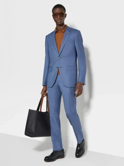 Avio Blue Centoventimila Wool Suit