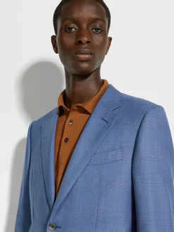 Avio Blue Centoventimila Wool Suit