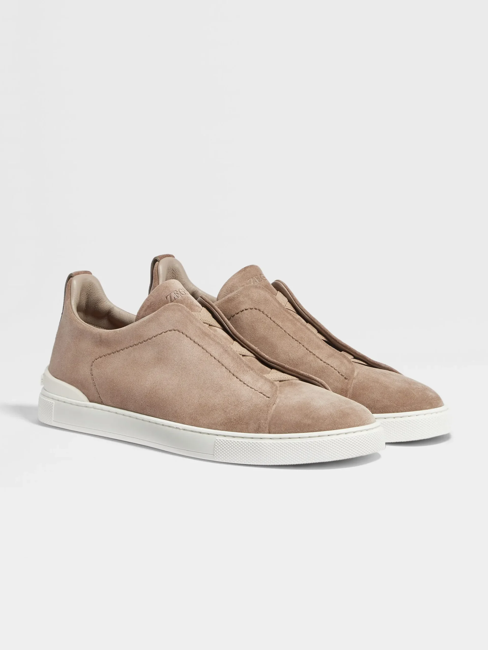 Beige Suede Triple Stitch™ Sneakers