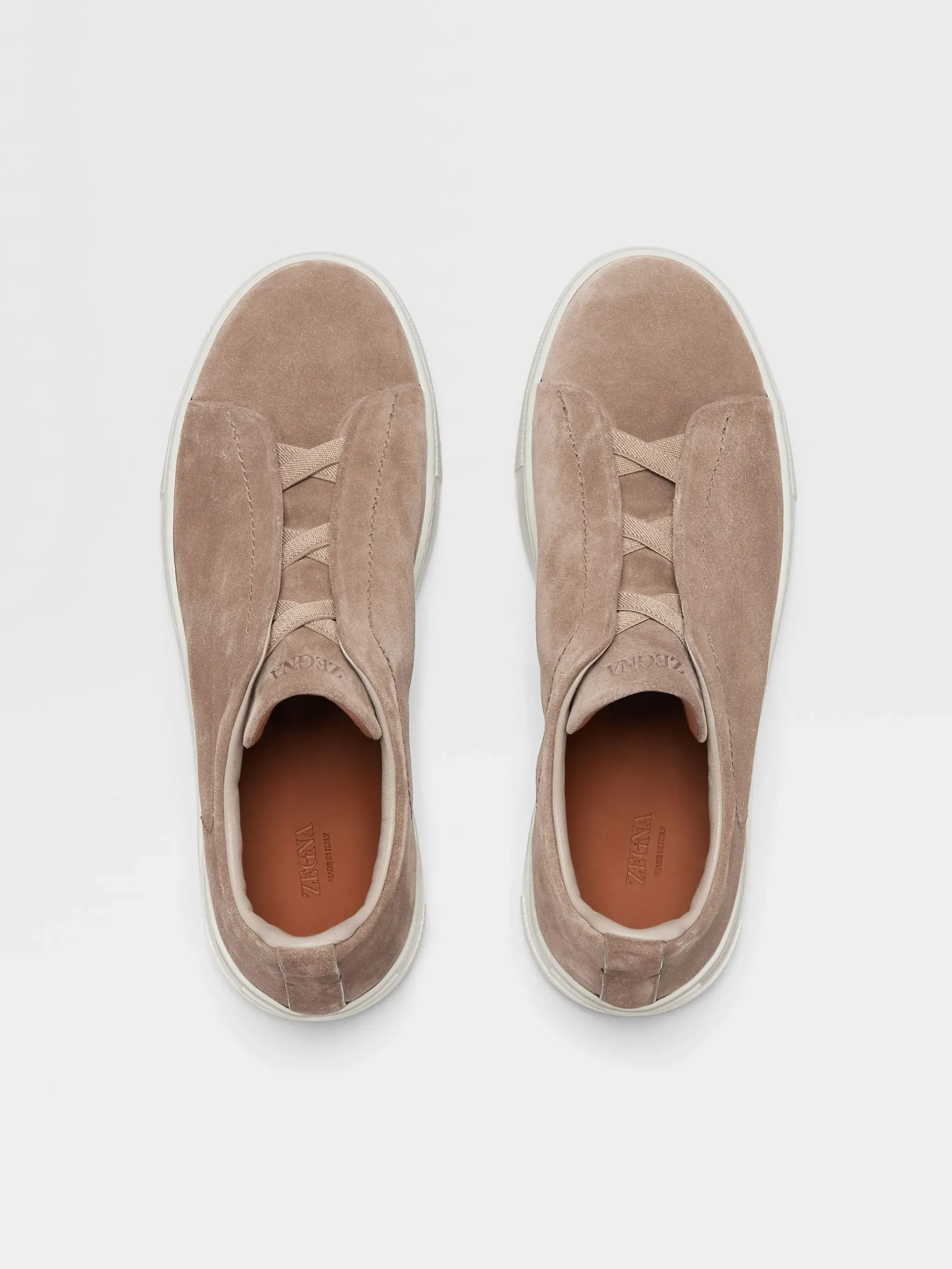 Beige Suede Triple Stitch™ Sneakers