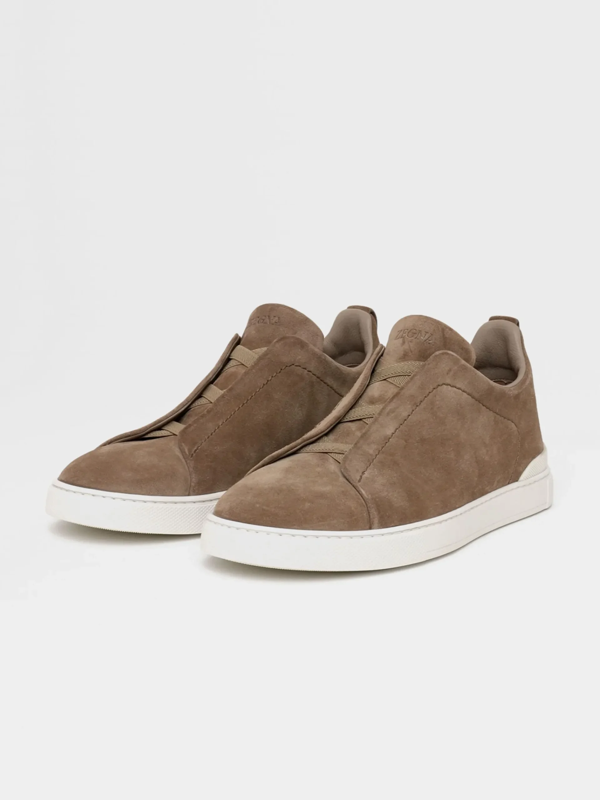 Beige Suede Triple Stitch™ Sneakers