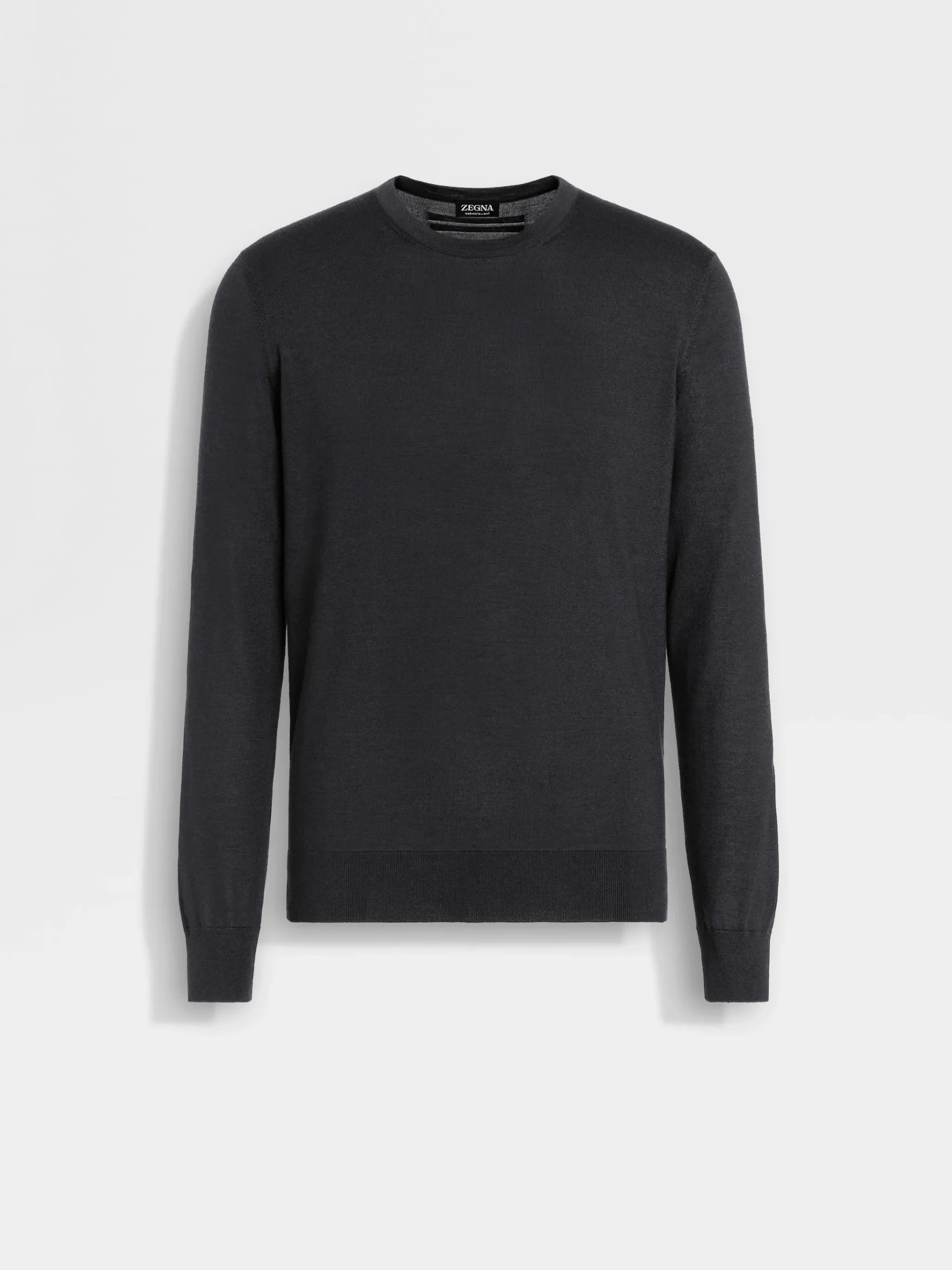 Black Cashseta Crewneck
