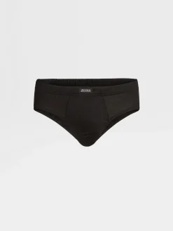 Black Cotton Briefs
