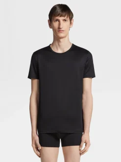 Black Cotton T-shirt
