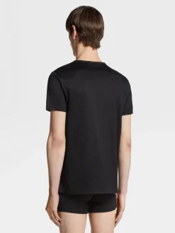 Black Cotton T-shirt