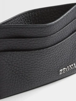 Black Deerskin Card Case