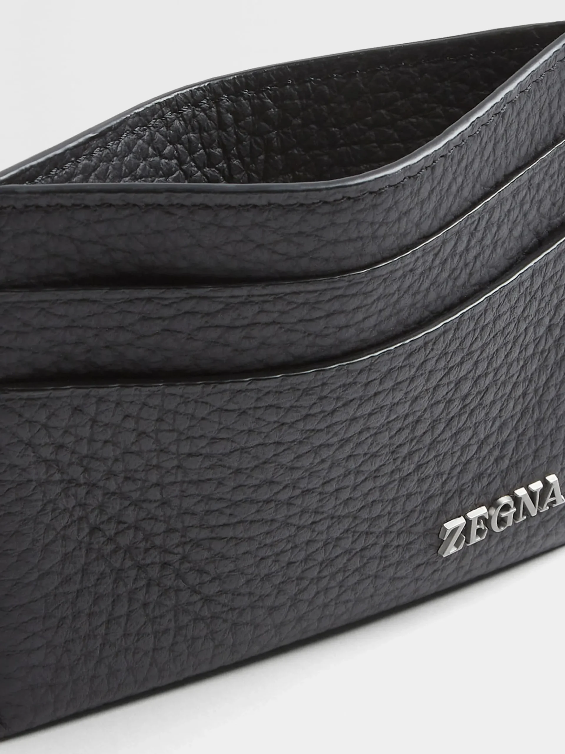 Black Deerskin Card Case