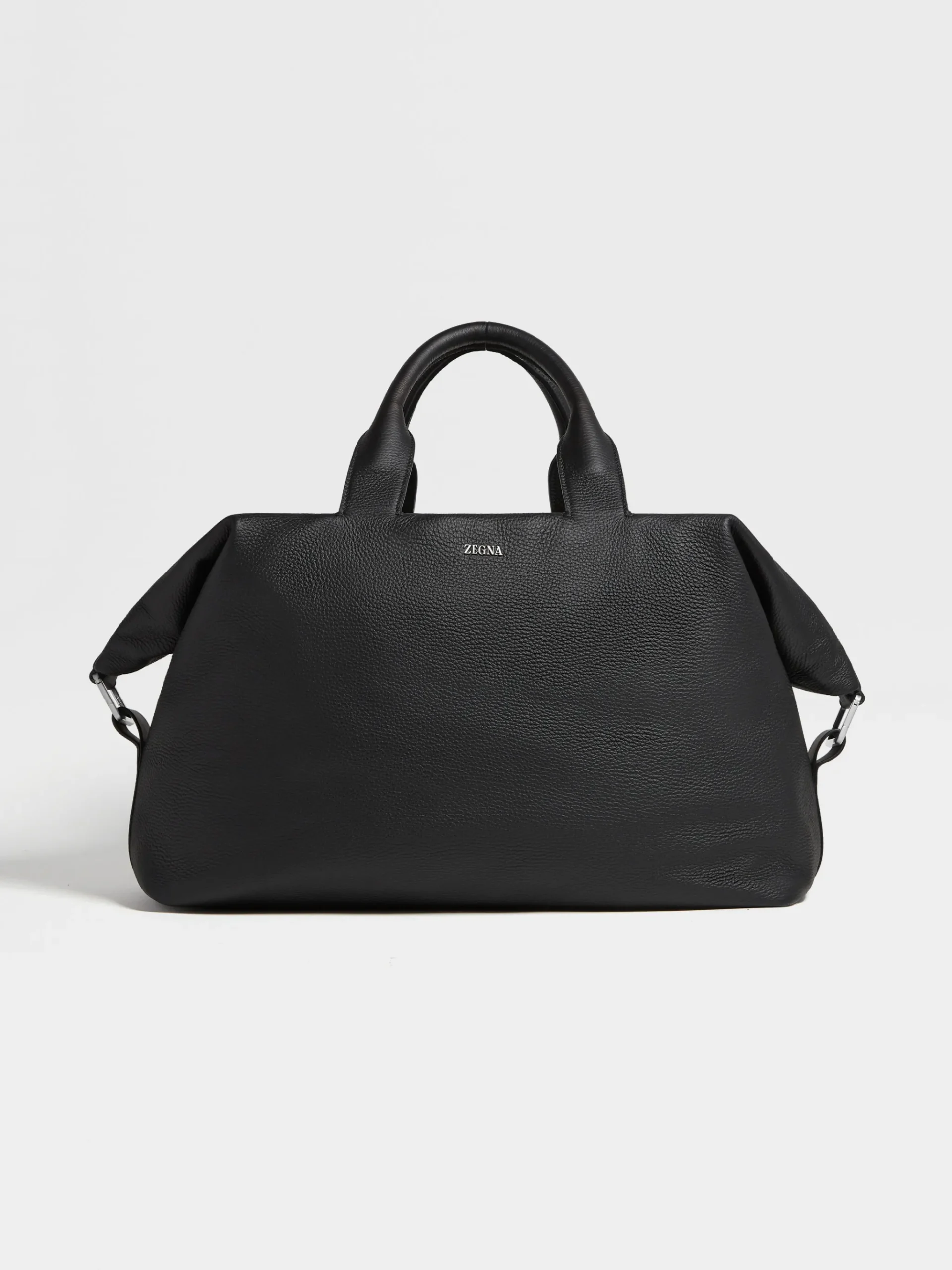 Black Deerskin Holdall Raglan
