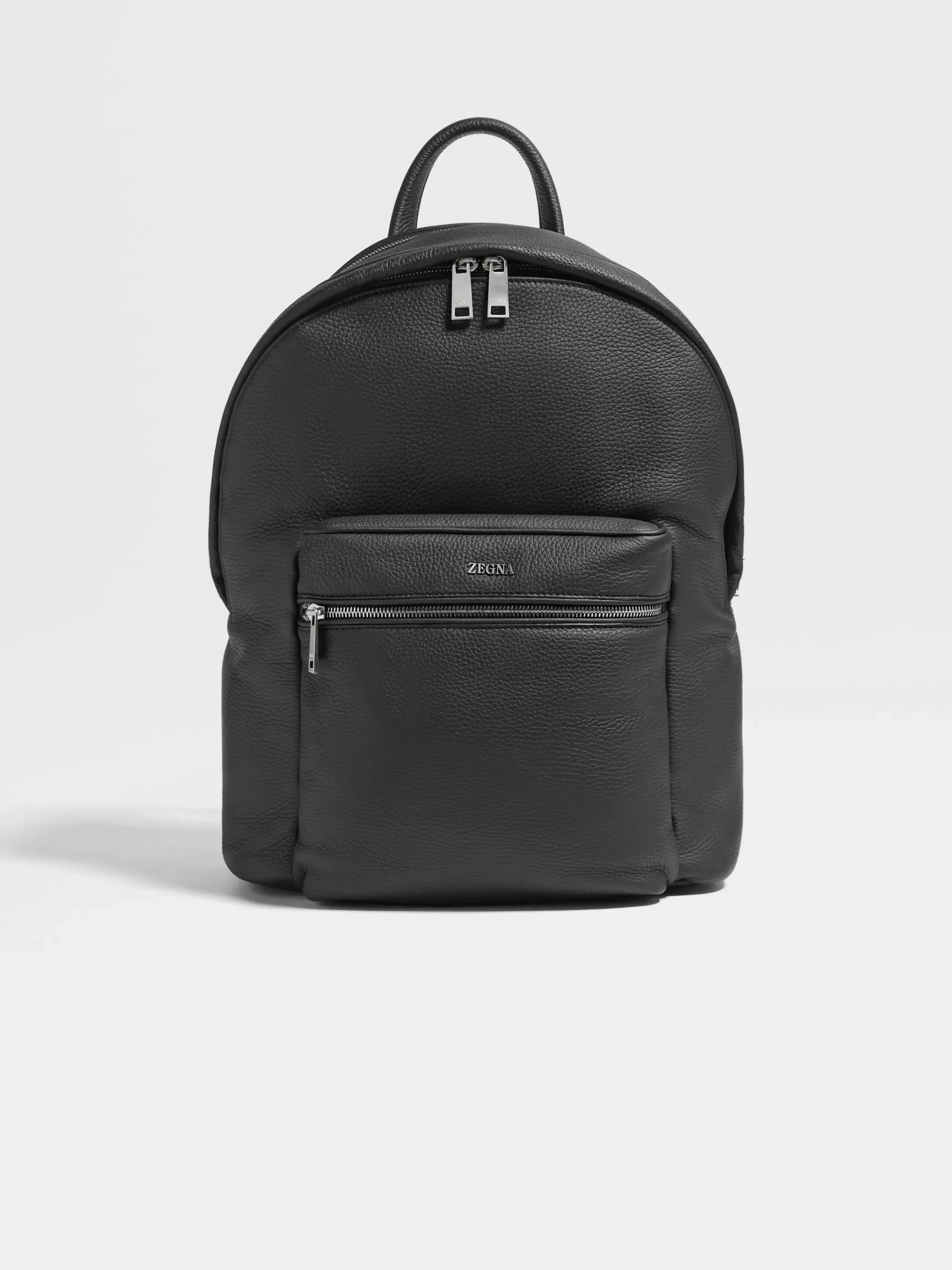 Black Deerskin Hoodie Backpack