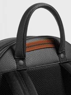 Black Deerskin Hoodie Backpack