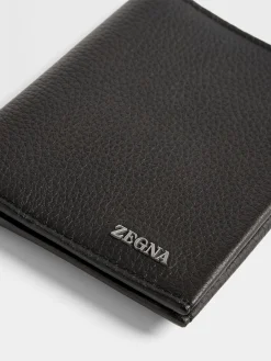 Black Deerskin Passport Case