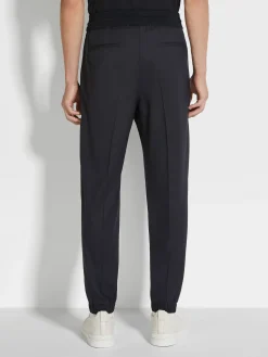 Black High Performance™ Wool Joggers