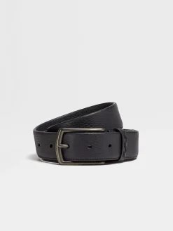 Black Leather Belt