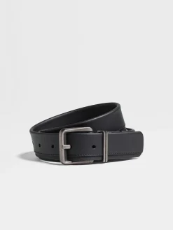 Black Leather Belt