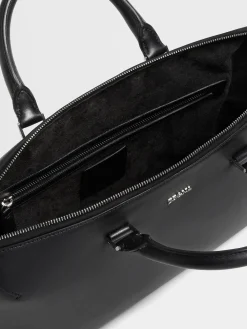 Black Leather Business Bag