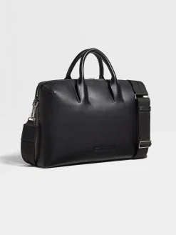 Black Leather Business Bag