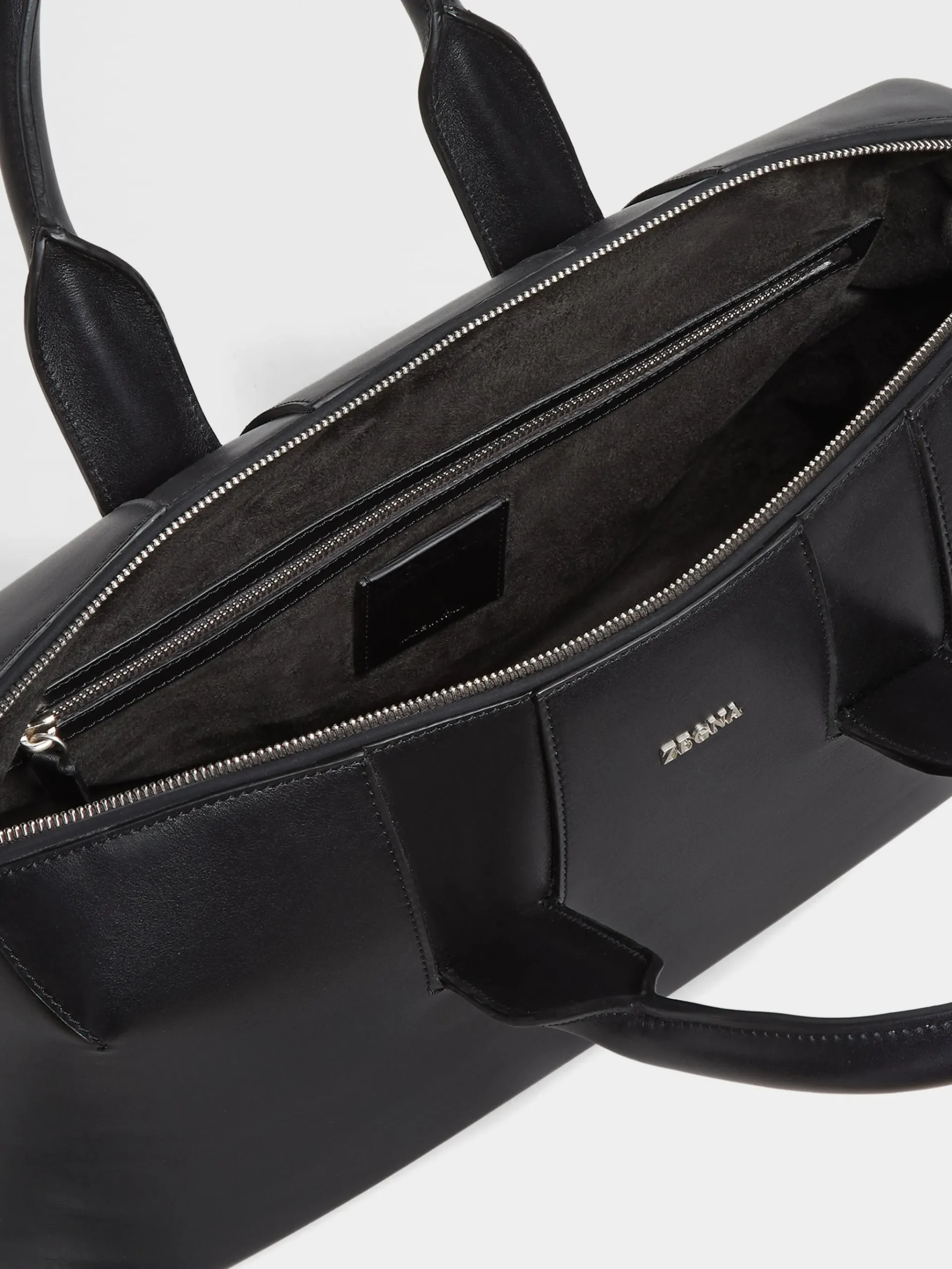 Black Leather Business Bag