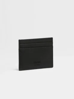 Black Leather Card Case