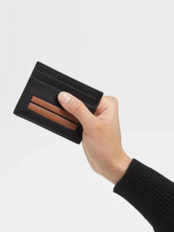Black Leather Card Case