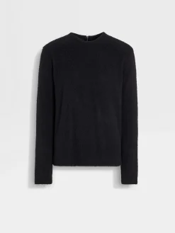 Black Oasi Cashmere Crewneck