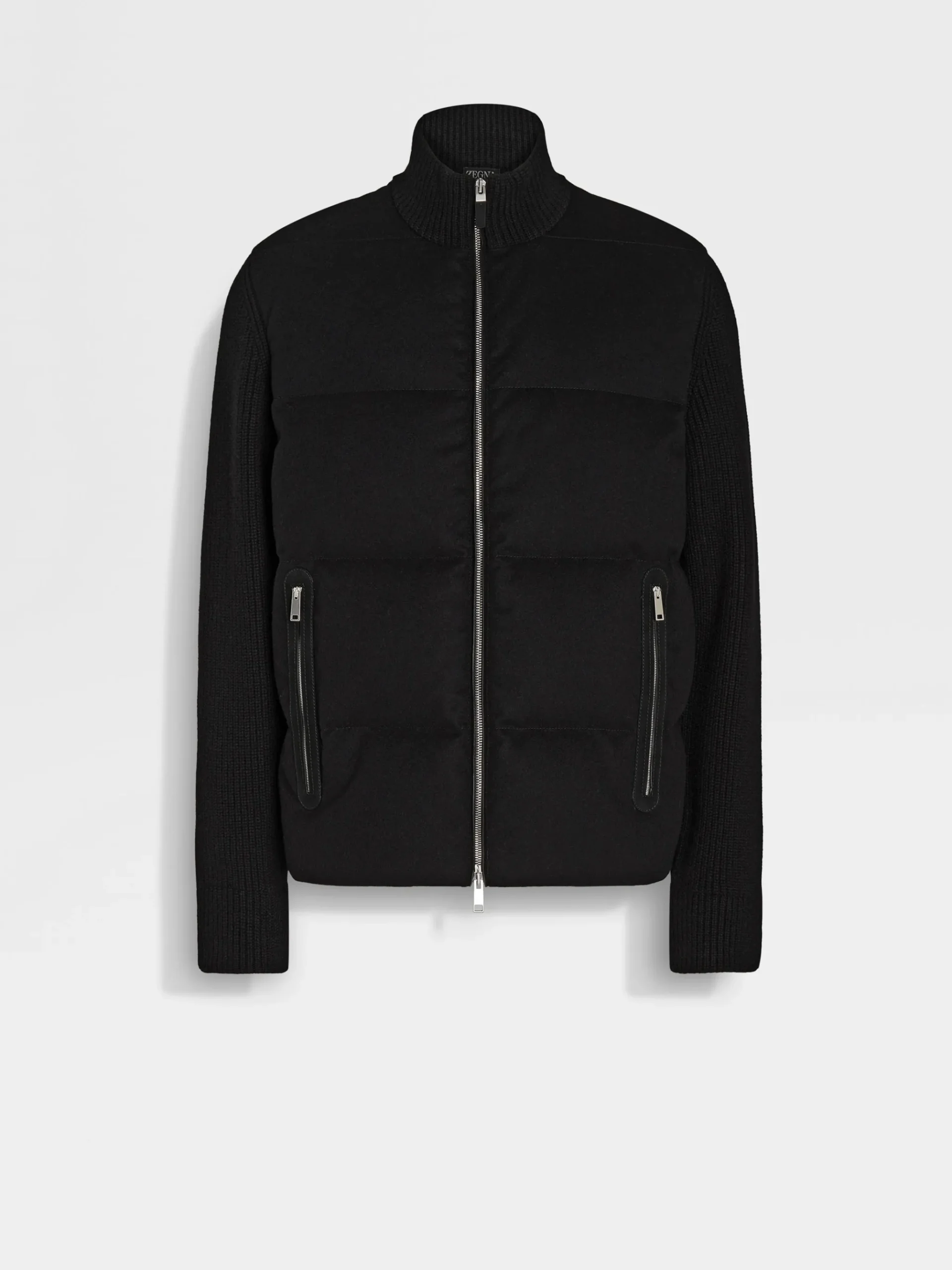 Black Oasi Cashmere Full Zip Blouson