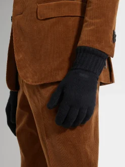 Black Oasi Cashmere Gloves