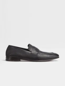 Black SECONDSKIN L'Asola Loafers
