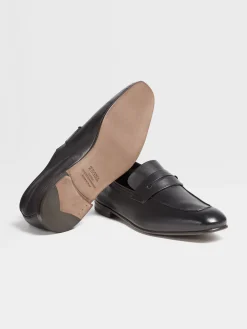 Black SECONDSKIN L'Asola Loafers