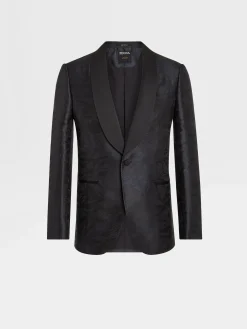 Black Silk Evening Jacket