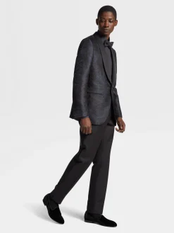 Black Silk Evening Jacket