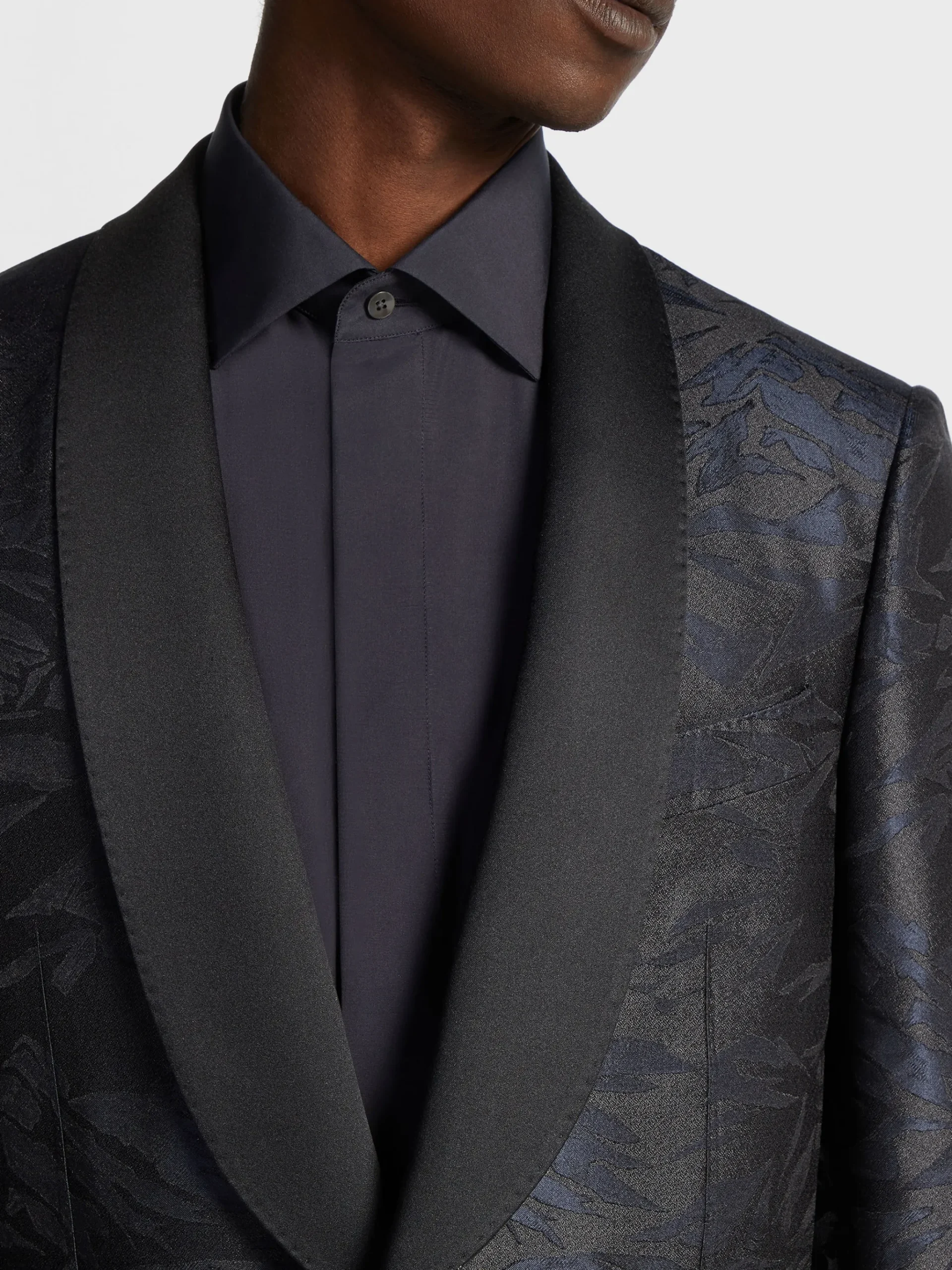 Black Silk Evening Jacket