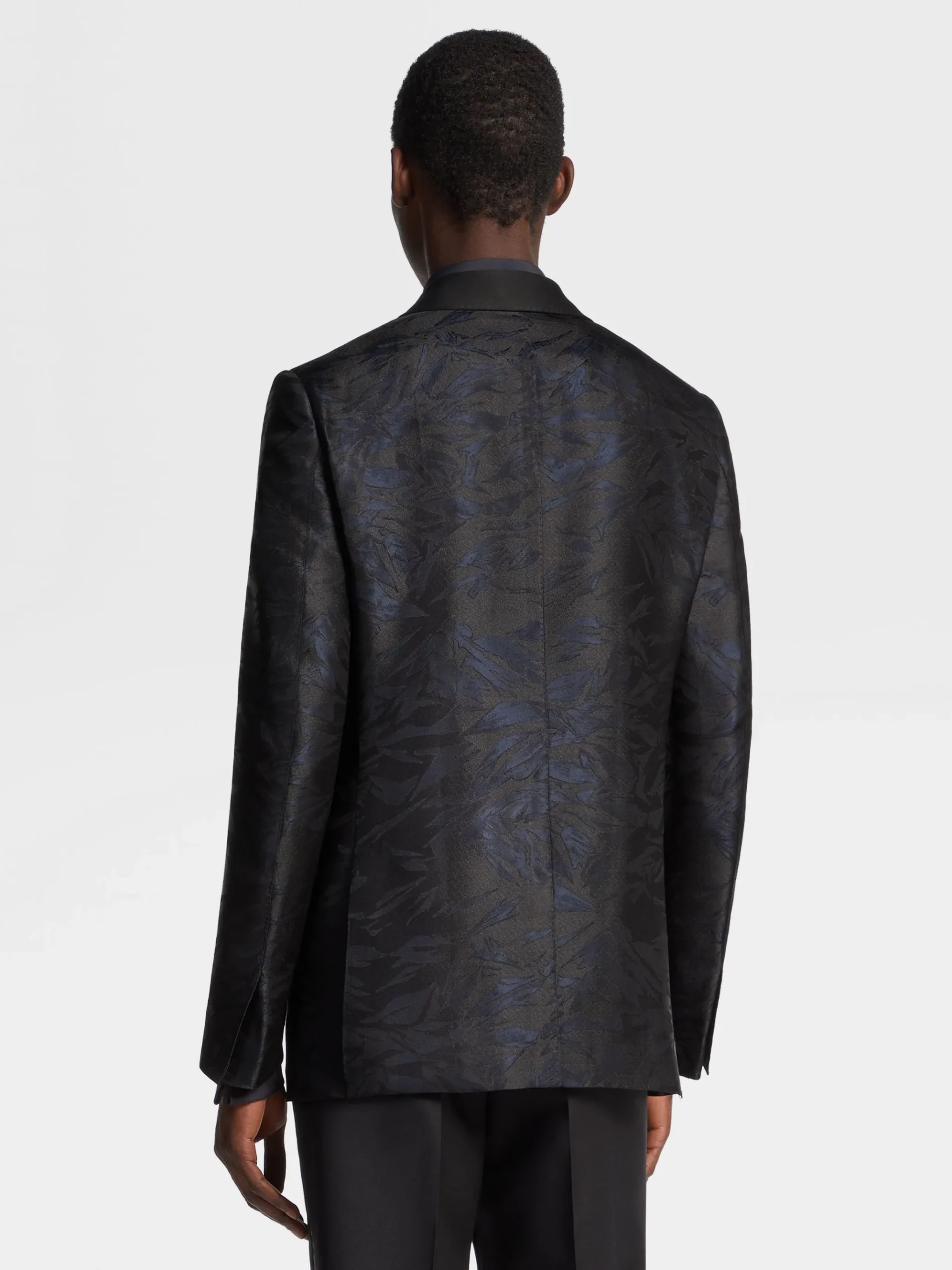 Black Silk Evening Jacket