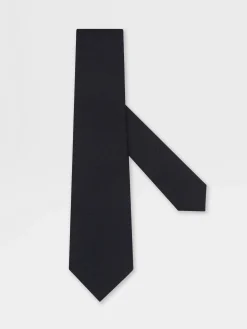 Black Silk Tie