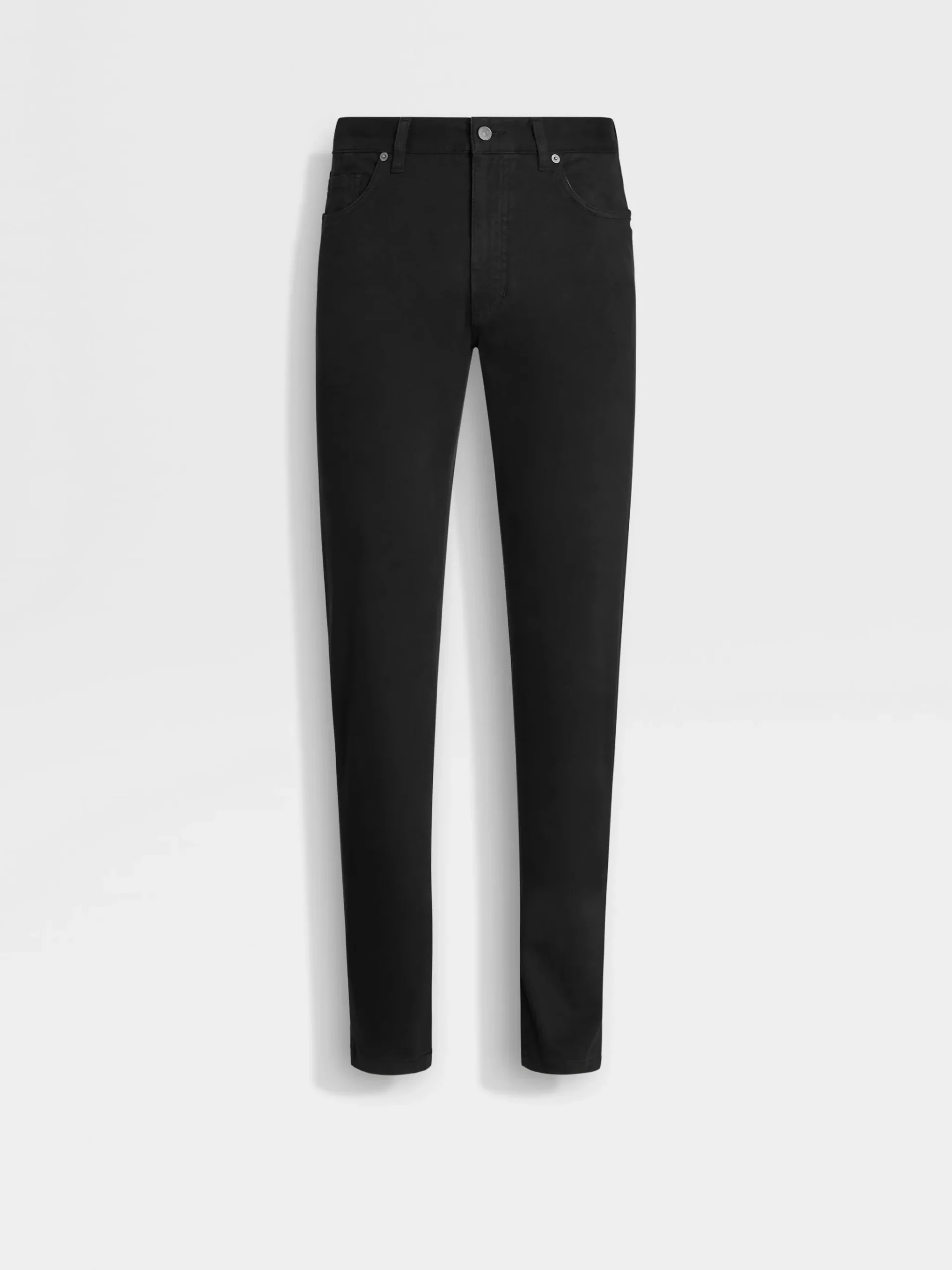 Black Stretch Cotton Roccia Jeans