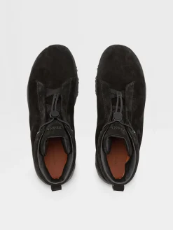 Black Suede Triple Stitch™ Vetta Sneakers