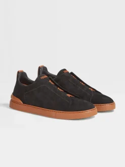 Black Suede Triple Stitch™ Sneakers