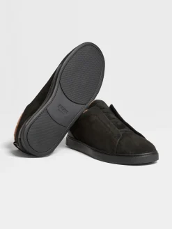 Black Suede Triple Stitch™ Sneakers