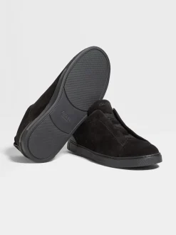 Black Suede Triple Stitch™ Sneakers