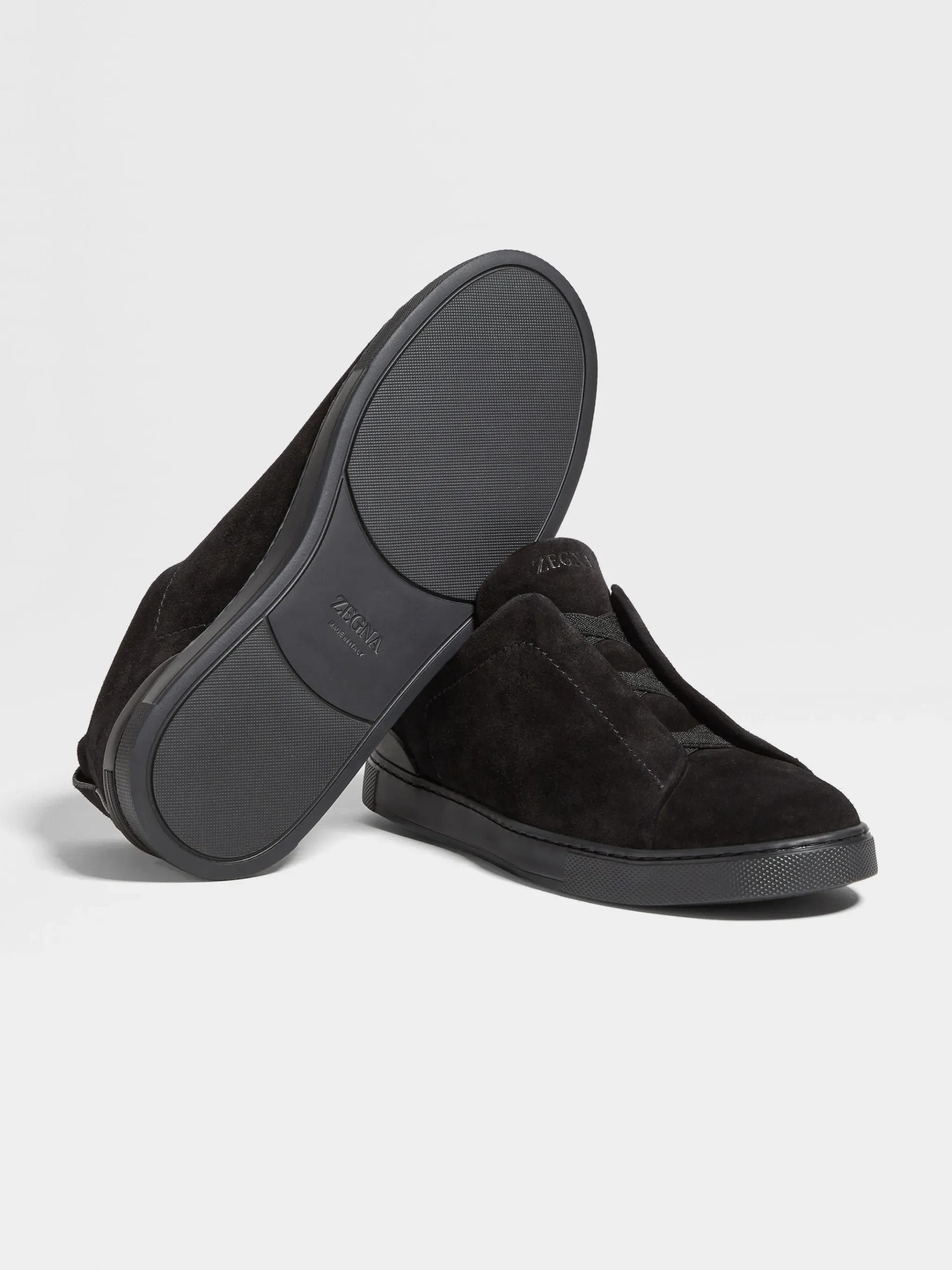 Black Suede Triple Stitch™ Sneakers