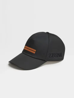 Black Technical Fabric Hat