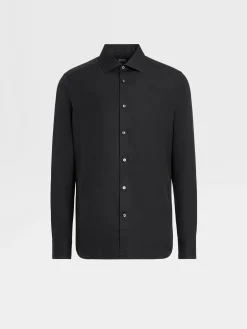 Black Trofeo™ Comfort Cotton Shirt