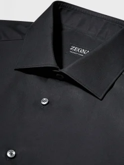 Black Trofeo™ Comfort Cotton Shirt