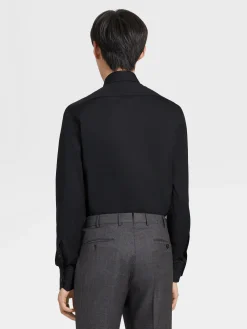 Black Trofeo™ Comfort Cotton Shirt