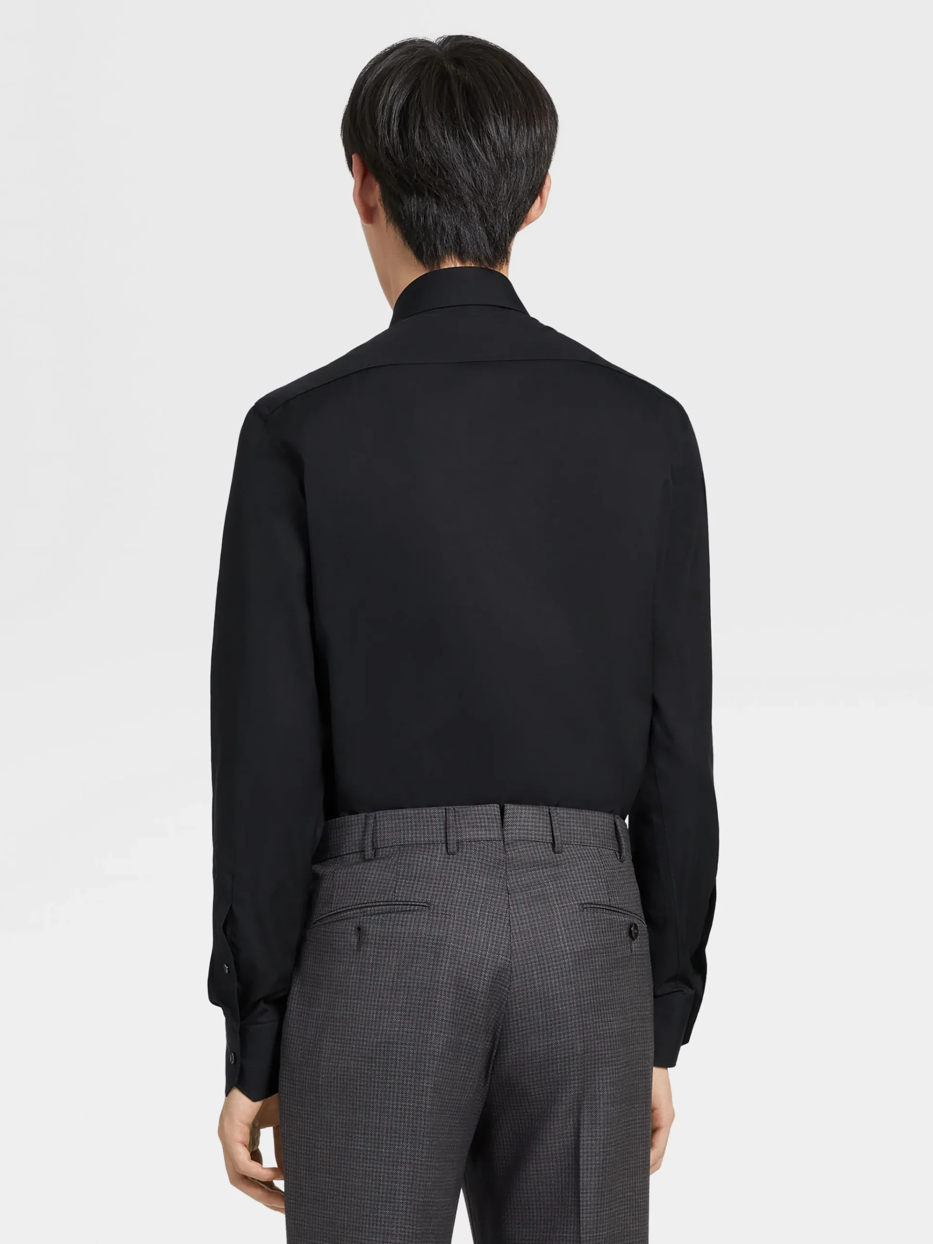 Black Trofeo™ Comfort Cotton Shirt