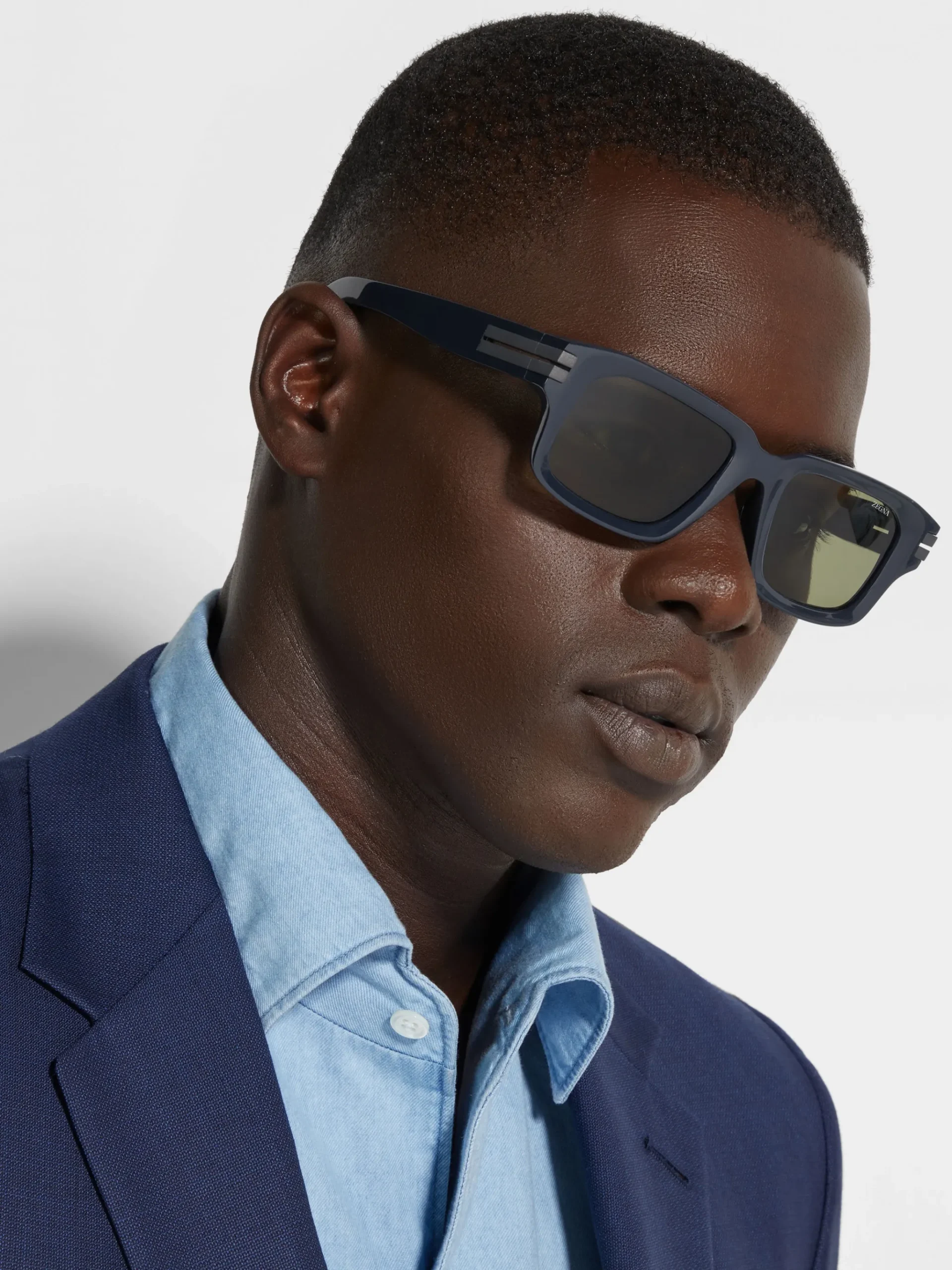 Blue Acetate Sunglasses