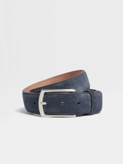 Blue Suede Belt