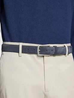Blue Suede Belt