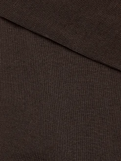 Brown Cotton Socks